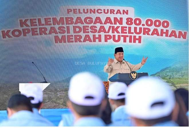 Presiden Prabowo Resmikan Kelembagaan 80.081 Koperasi Desa/Kelurahan Merah Putih