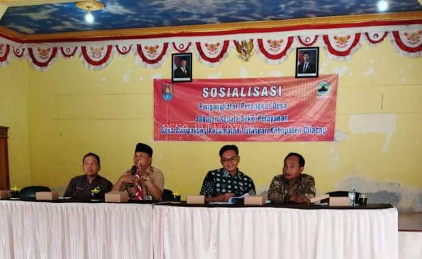 Sosialisasi Pengangkatan Perangkat Desa Jabatan Kasi Pelayanan