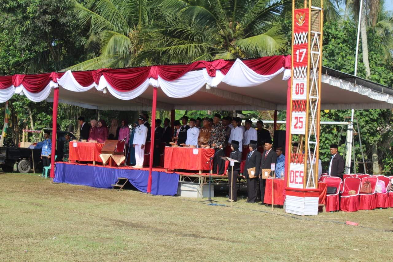 Pemerintah Desa Bulupayung  Gelar Upacara Peringatan HUT RI ke-80