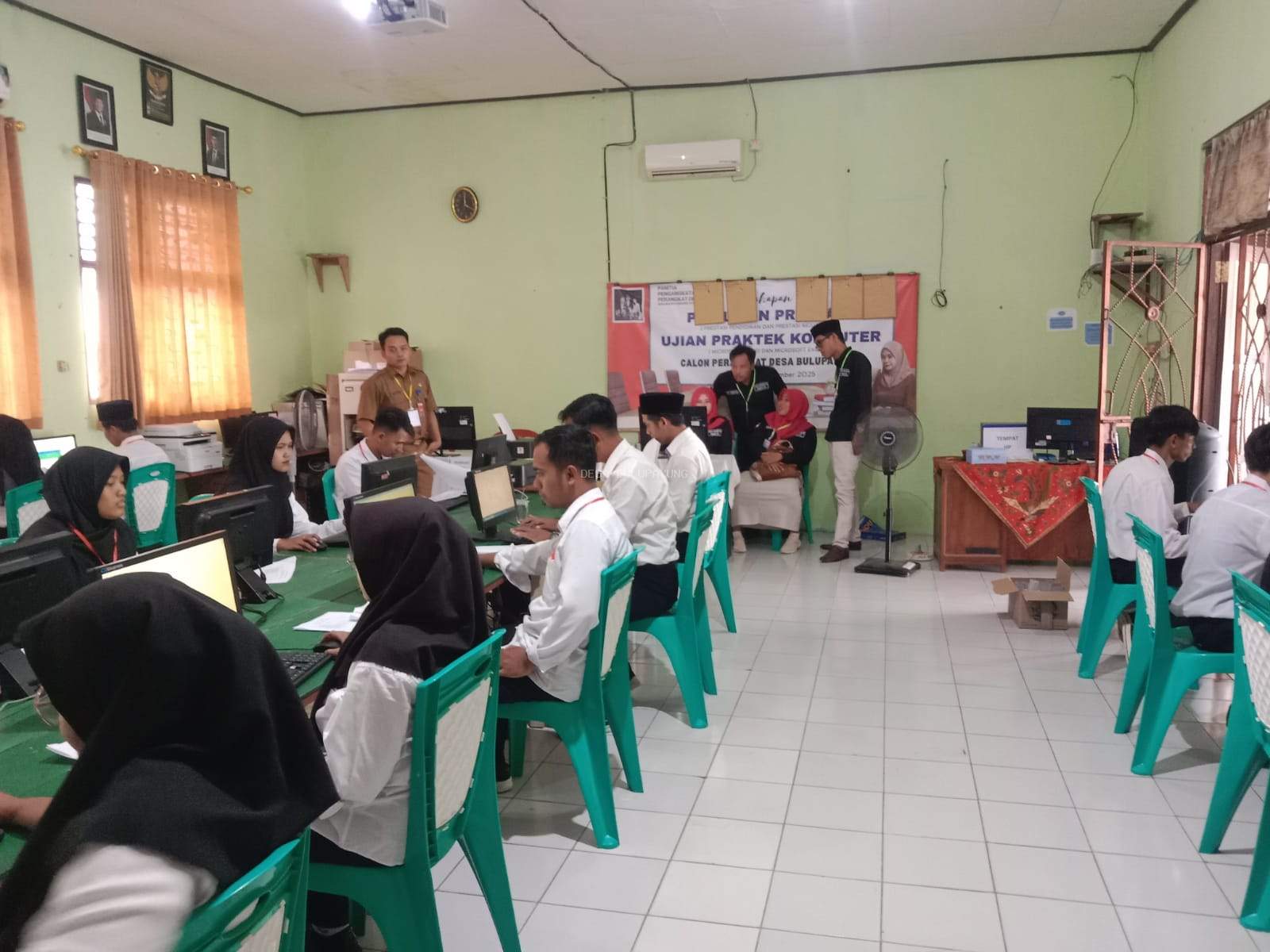 HASIL PENILAIAN PRESTASI DAN UJIAN PRAKTEK KOMPUTER CALON PERANGKAT DESA BULUPAYUNG JABATAN KASI PELAYANAN