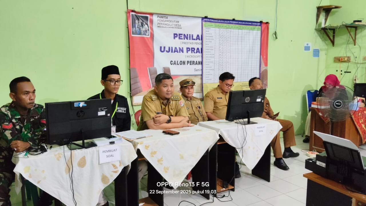 Komitmen Panitia & Panwas dalam Penjaringan Perangkat Desa Bulupayung