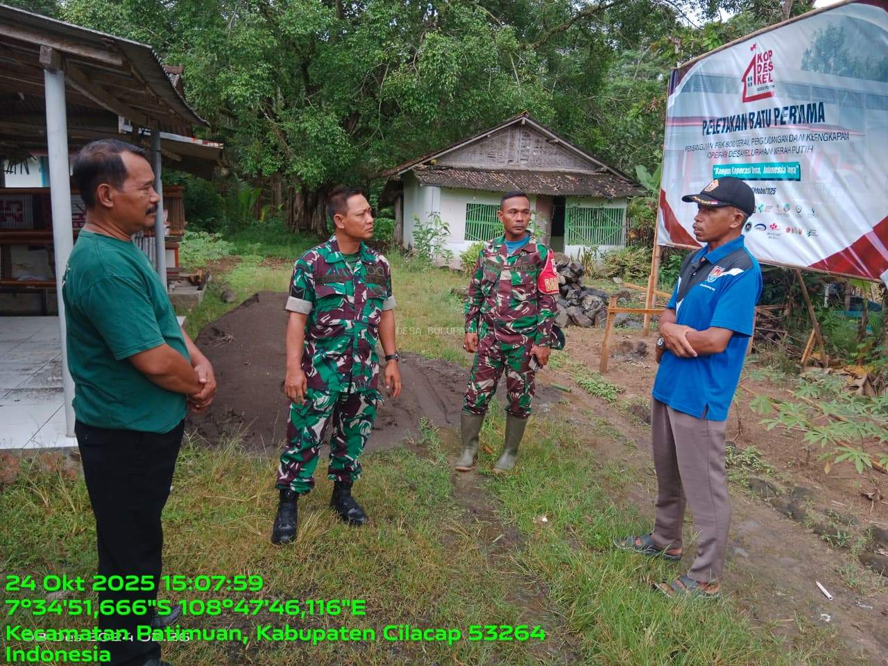 SURVEI LOKASI GEDUNG KDMP BULUPAYUNG OLEH KODIM 0703, TARGET SELESAI DALAM 3 BULAN 