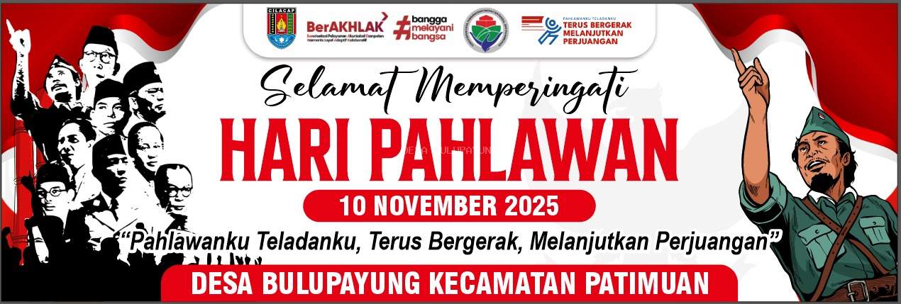 Selamat memperingati Hari Pahlawan 2025. Pahlawanku Teladanku, Terus Bergerak, Melanjutkan Perjuangan.