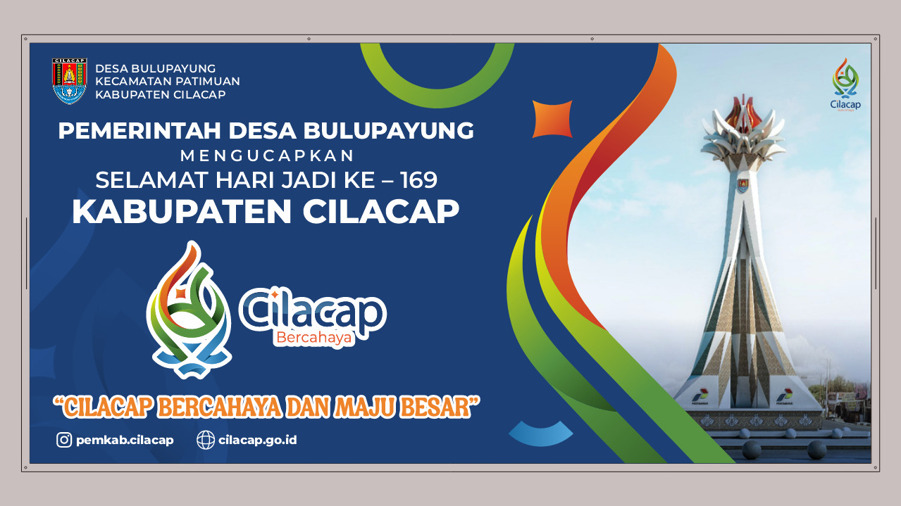 Selamat Hari Jadi Kabupaten Cilacap ke-169
